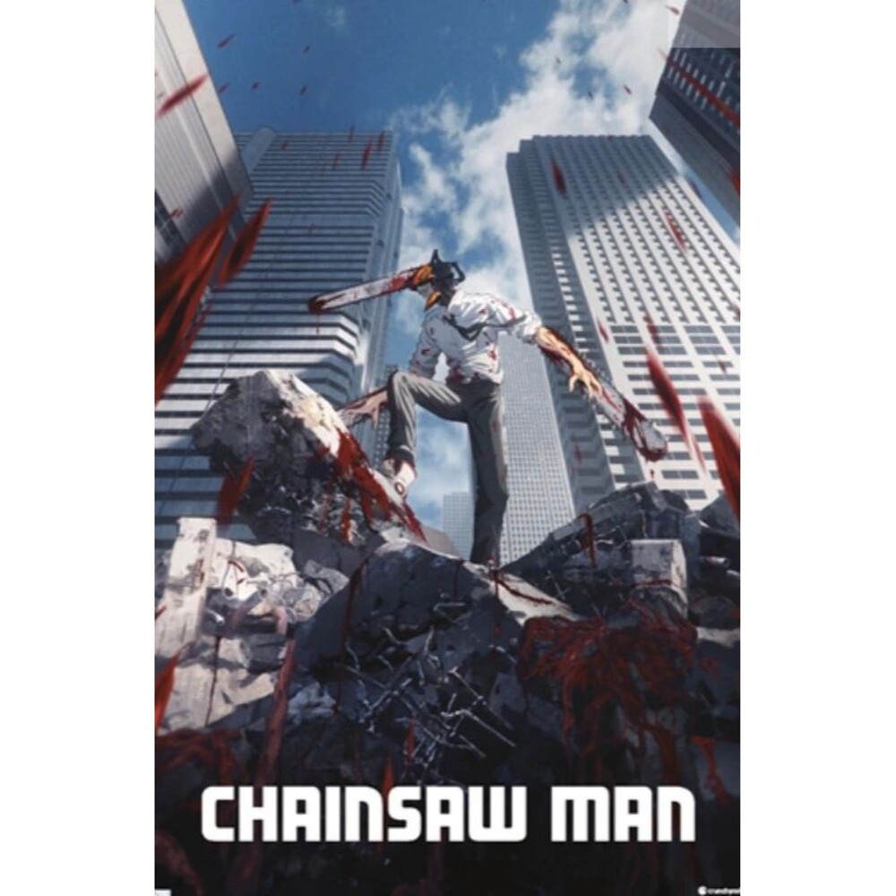 chainsaw man poster 22.375 x 34